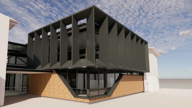 Designs for the new technology centre at Playford International College.