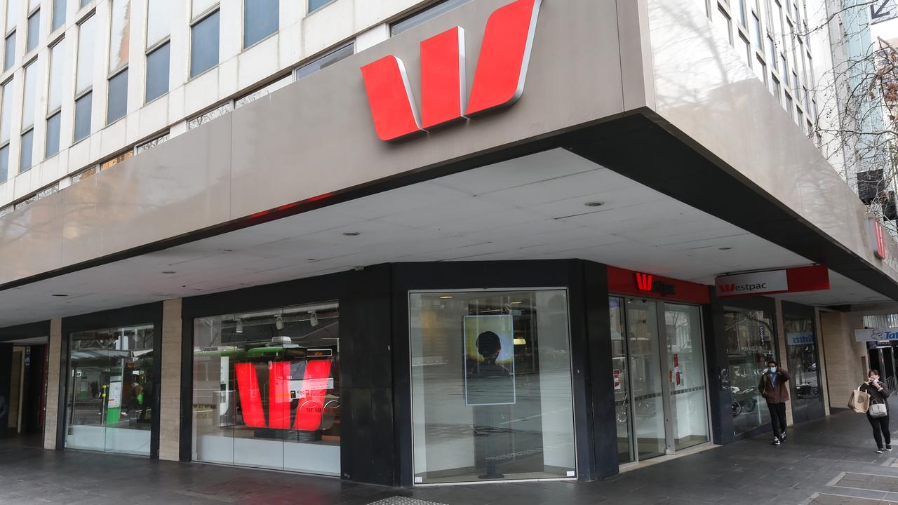 Westpac Group is closing 24 branches. Picture: NCA NewsWire / Ian Currie