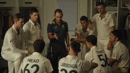 The cameras were allowed unprecedented access to the Australian dressing rooms during the 2019 Ashes series.