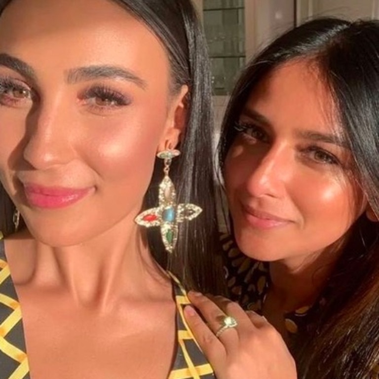 Michele Singh (right) and her friend Love Island star Tayla Damir. Picture: Instagram.