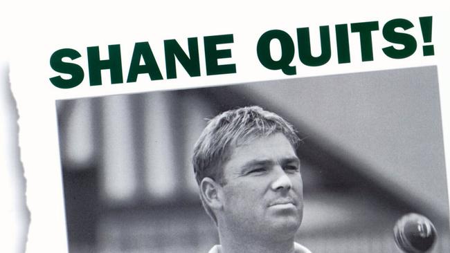 A Nicorette nicotine gum advertisement ad featuring cricketer Shane Warne.