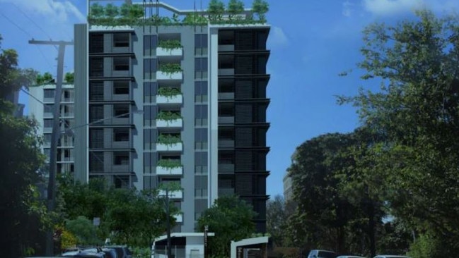 Artist's impression of one of the unit towers.