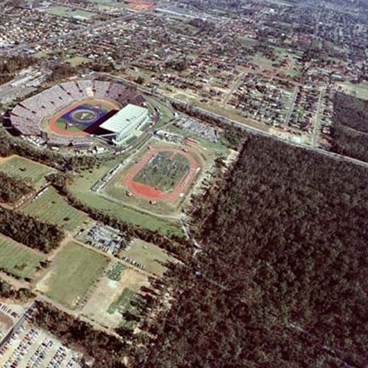 Then-named QEII stadium in 1982 for the Brisbane Commonwealth Games.