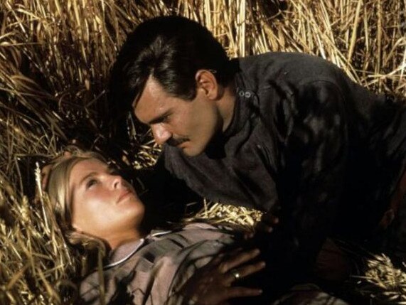 Julie Christie and Omar Sharif in Dr Zhivago.