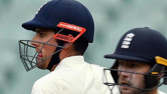 Alastair Cook (left) is due for a big score. Picture: AFP