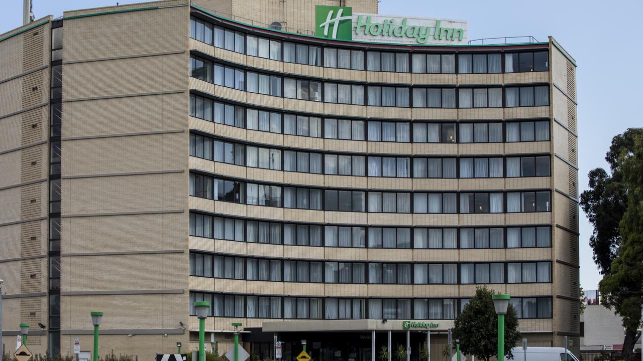 The leakage of the coronavirus from holiday quarantine at the Holiday Inn has sparked a five-day lockdown in Victoria. Picture: Diego Fedele/Getty Images