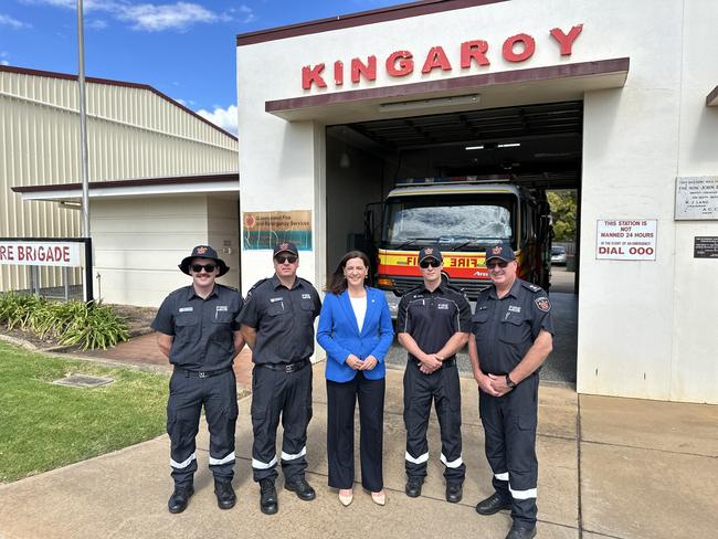 Deb Frecklington visiting the Kingaroy Fire and Rescue Station.