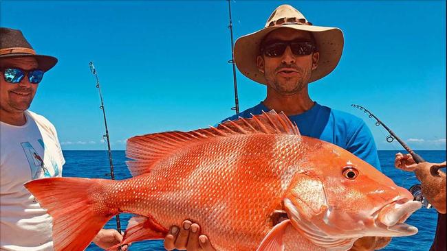 A quality red emperor from a recent Cougar One charter to Double Island Point.