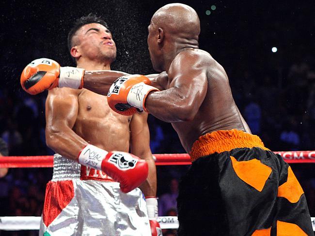 Floyd Mayweather Jr. is notorious for his knockout punch, having won 26 of his 48 fights by KO.