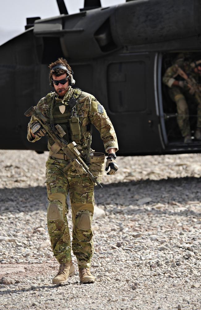 Ben Roberts-Smith on deployment in Afghanistan in 2010 on one of five tours he made for the Australian SAS. Picture: Department of Defence