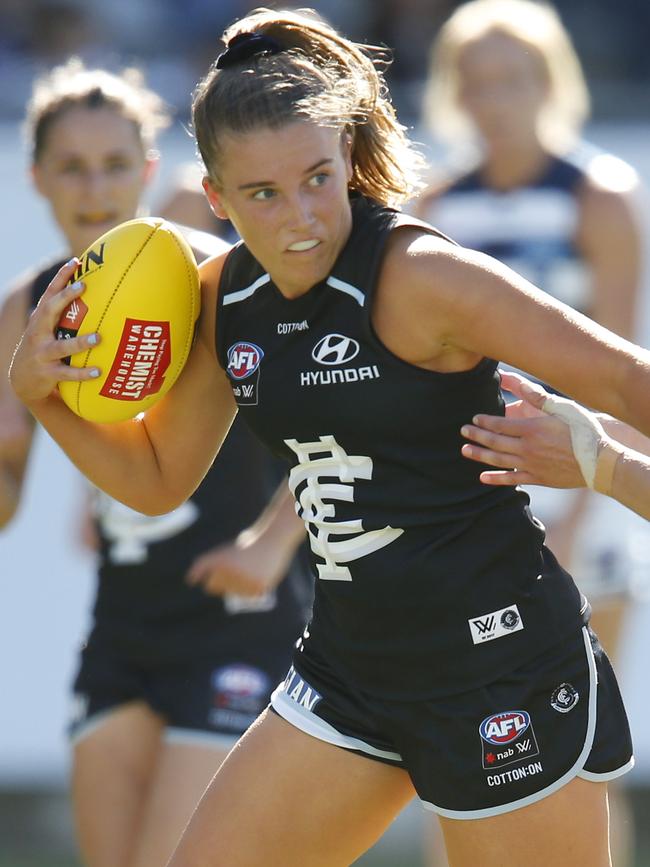 Abbie McKay was Carlton’s best against NT.