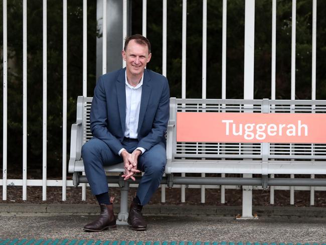 The Entrance state Labor MP David Mehan has been campaigning for lifts for seven years. Picture: Sue Graham