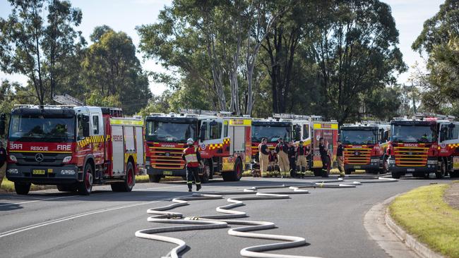 Firefighters in NSW are showered with gifts and donations but a lot have to be refused, handed back or donated to charity. Pics by Julian Andrews.