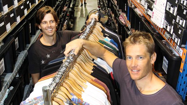 Surfstitch founders Lex Pedersen and Justin Cameron.