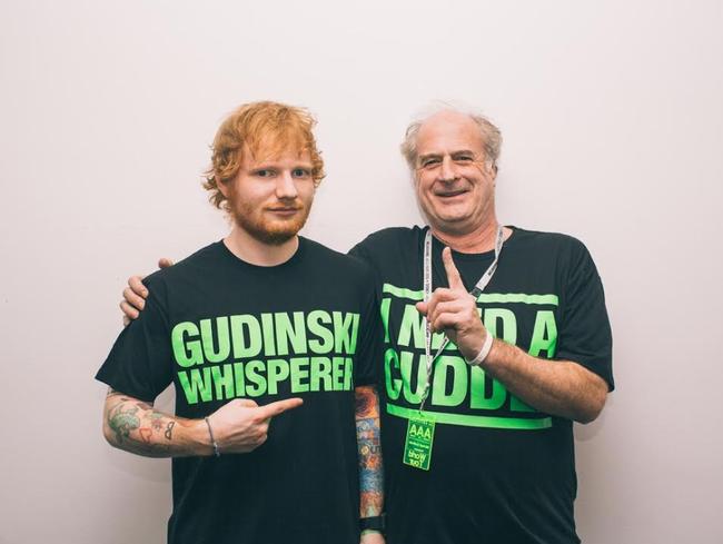 Sheeran has a deep bromance with Australian promoter Michael Gudinski.