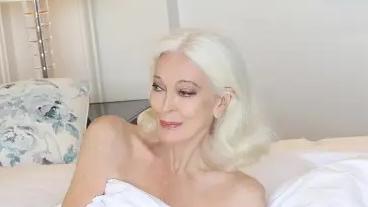 91-year-old model Carmen Dell’Orefice appears nude in a photoshoot in NEW YOU magazine. Picture: Fadil Berisha for New You