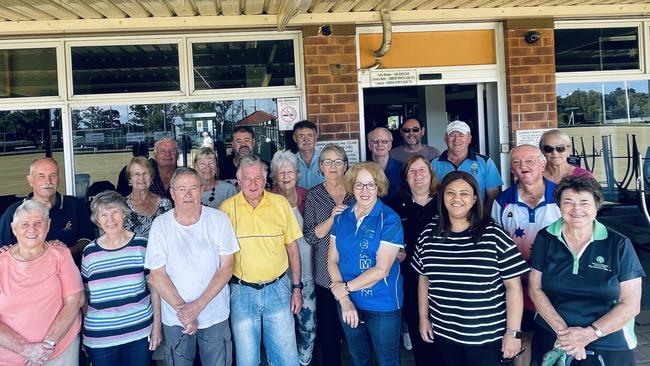 Just a handful of the volunteers who have shown up at the Camden Sports Club to help clean the premises in the wake of the flooding. Picture: Annie Lewis