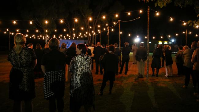 Guests at the 45th Isolated Children’s Parents’ Association Conference dinner at Alpha Racecourse. Picture: ANDREA CROTHERS