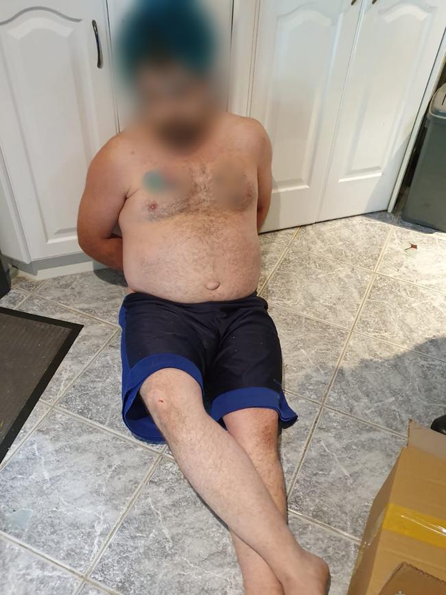 One of the men arrested in the police raids. Picture: NSW Police