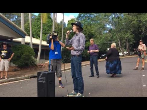 Adani protest in Lismore