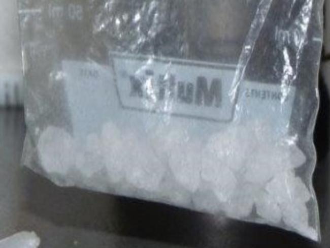 Four people have been arrested in South Australia during a nationwide operation targeting the Hell’s Angels Outlaw Motorcycle Gang. Police located a trafficable quantity of methamphetamine, approximately 30 litres of fantasy (GHB), $5,000 cash and a clan lab at a Burton address. Picture: SA Police