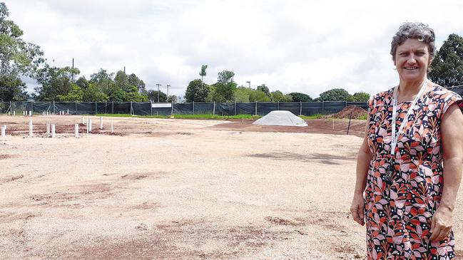 Better Together’s Community Development coordinator Tracey Dickinson at the site of the highly anticipated project. Picture: Supplied