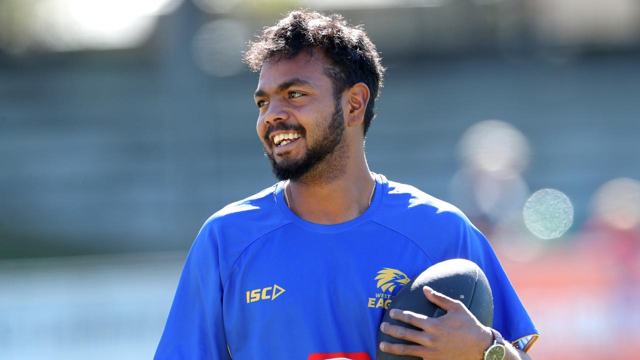 Willie Rioli is set to be eligible to play in the AFL again in late 2021. Picture: Richard Wainwright