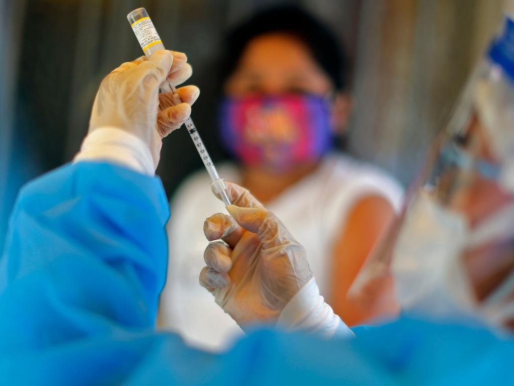 NSW has recorded two cases of diphtheria. Picture: Luka Gonzales / AFP