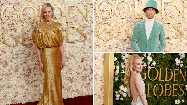 Cate Blanchett, Jeremy Strong and Nicole Kidman at the 82nd annual Golden Globe Awards at the Beverly Hilton hotel in Beverly Hills, California, on January 5, 2025. Picture: Supplied