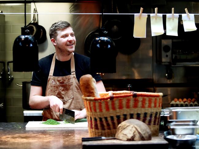 Head chef Richard Firth in the country kitchen. Picture: Sue Graham