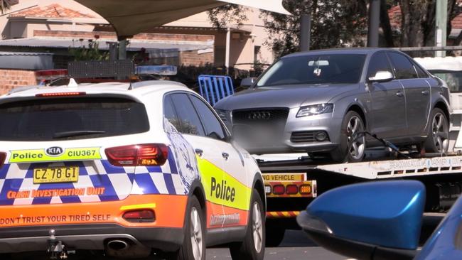 Police will allege in court today Roselands man Adam Yurun was racing Jimmy Brito – who has also been charged – in his Audi A4, prior to 33 year-old Brito losing control of his Subaru Impreza. Picture: NCA NewsWire / NSW Police