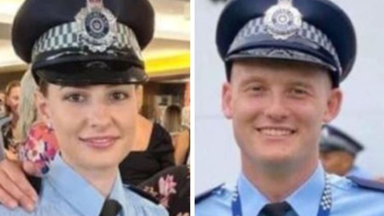 Constable Rachel McCrow, 26, and Constable Matthew Arnold, 29, were gunned down at the property in the western Darling Downs, about three hours west of Brisbane.