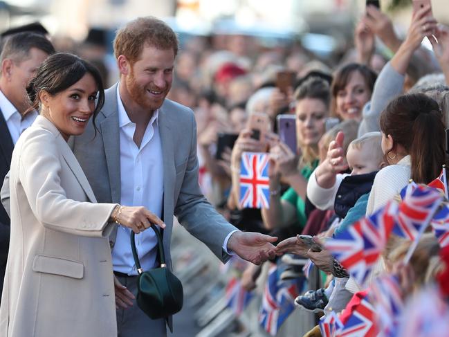 The royal couple will fly into Melbourne on Thursday morning before greeting royal fans and wellwishers at Government House Drive. Picture: Getty Images