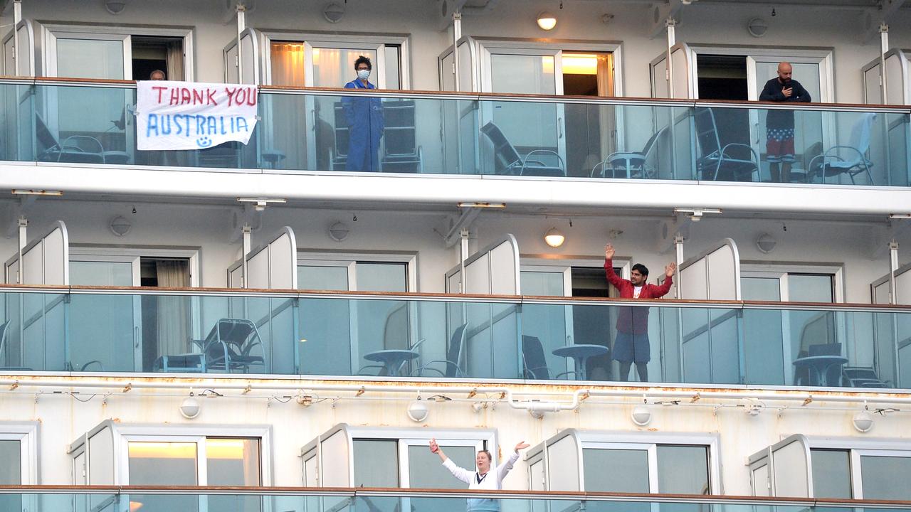 The Ruby Princess caused a major spread of Covid in Australia. Picture: Jeremy Piper