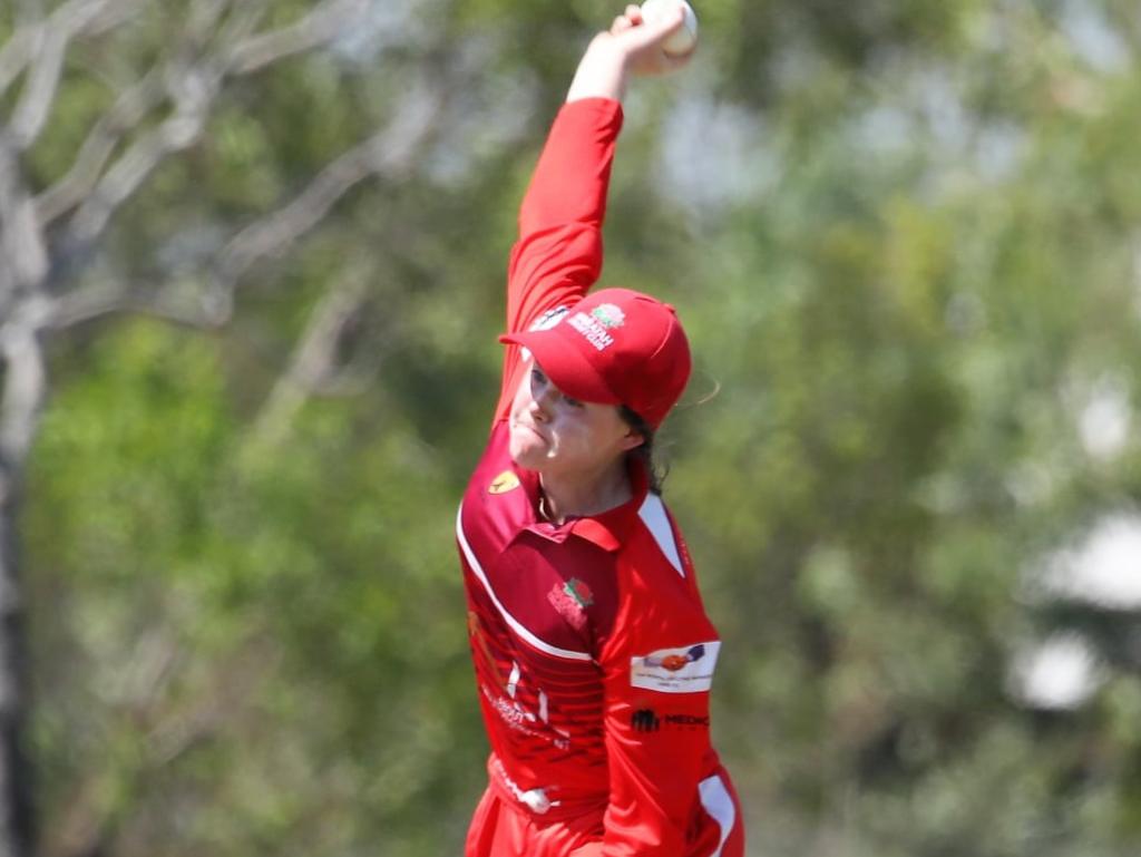 Monet Hunter has been tipped to get signed by a WBBL team next summer. Picture: Waratah Cricket Club.