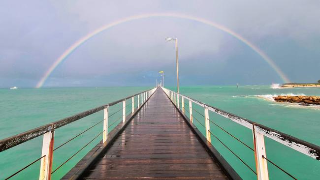 Beachport has one of the longest jetties in SA, stretching more than 770m. Picture: Jasmin Stehbens