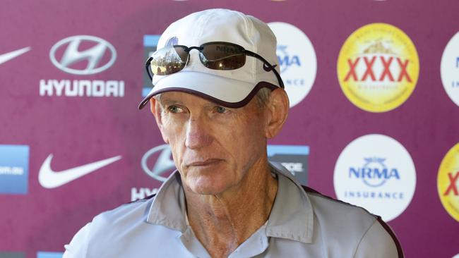 Wayne Bennett has copped another shot from Gorden Tallis. Photographer: Liam Kidston.