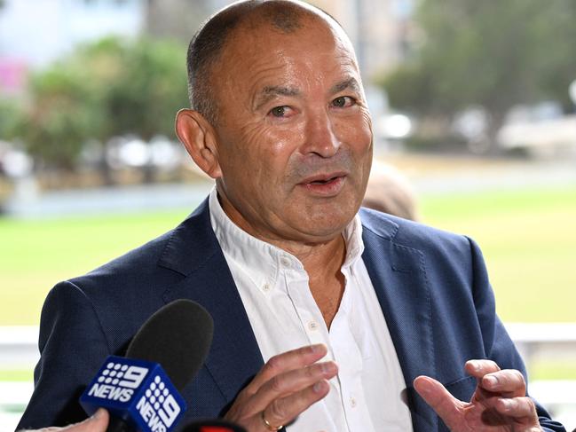 We should take Eddie Jones at his word. Picture: Saeed Khan/AFP