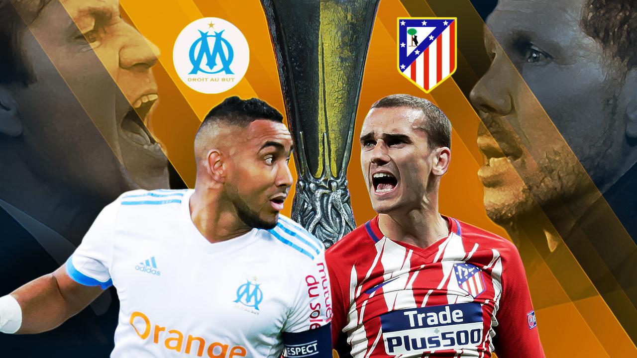 Marseille and Atletico Madrid do battle in the Europa League final