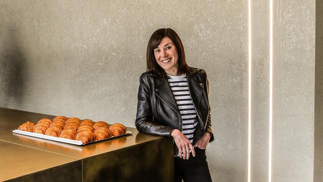 Kate Reid, the owner of Lune Croissanterie, in her new store in Armadale, Melbourne, VIC. Photo: WISH/Julian Kingma