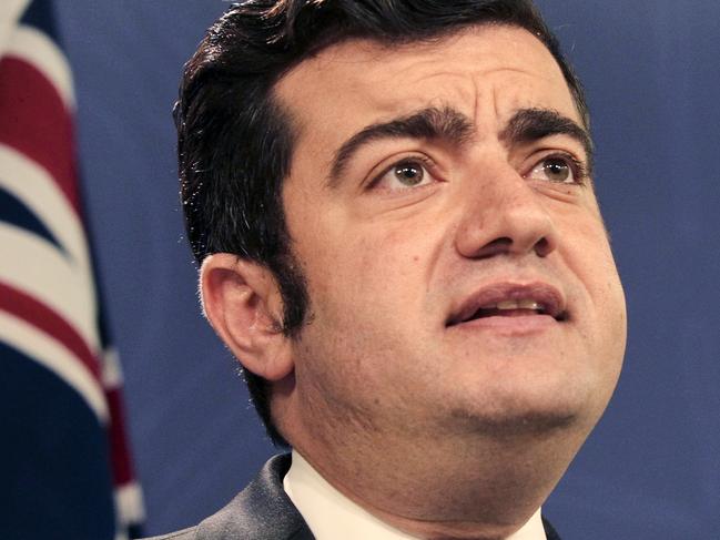 Senator Sam Dastyari holds a press conference in Sydney, Tuesday, December 12, 2017. Dastyari has quit the Senate amid intense scrutiny of his interactions with a Chinese businessman and political donor. (AAP Image/Ben Rushton) NO ARCHIVING