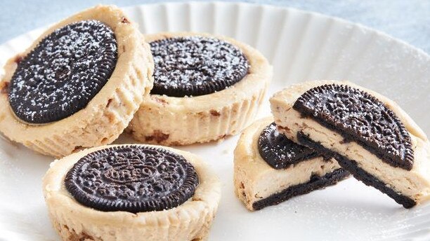 Mini Oreo cheesecakes can be made in the air fryer. Picture: Supplied