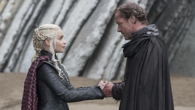 Ser Jorah might be in love with Daenerys but he’s not related to her, so doesn’t stand a chance.