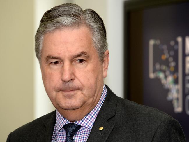 Nuclear Fuel Cycle Royal Commission's Commissioner Kevin Scarce at the RiAus building in the city where they will be holding public sessions.