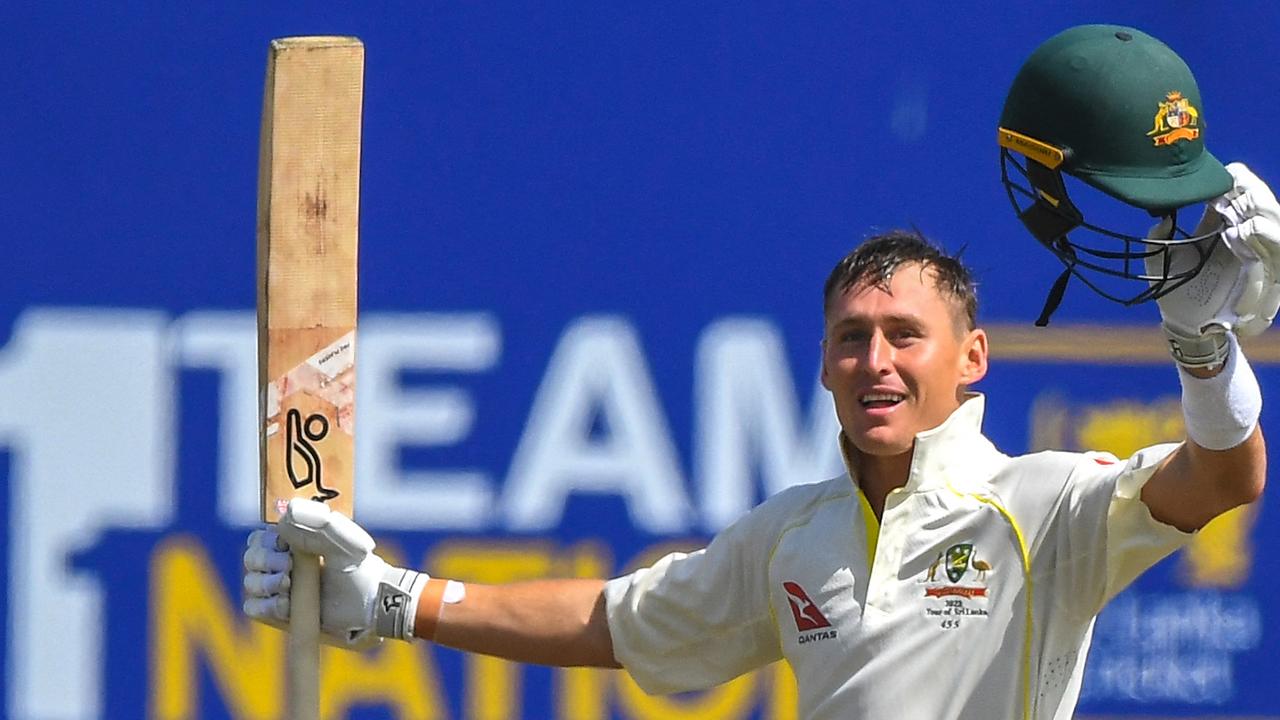 Brisbane State High School alum Marnus Labuschagne is on the fast-track to becoming one of Australia’s all-time great Test batsmen. (Photo by ISHARA S. KODIKARA / AFP)