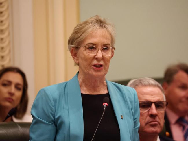 Ros Bates MP, Qld Parliament Question Time, Brisbane. Picture: Liam Kidston