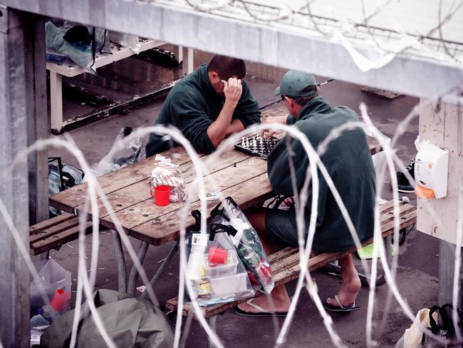 Inmates from the Aussie/Asian yard.