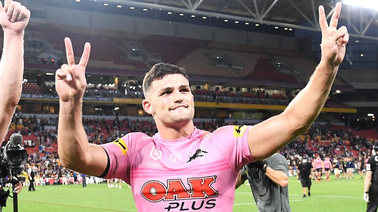 Nathan Cleary has had another impressive season for the Panthers. Picture: Bradley Kanaris/Getty Images