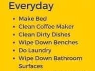 A British mum's household chores schedule has gone viral for all the wrong reasons. Picture: Facebook /