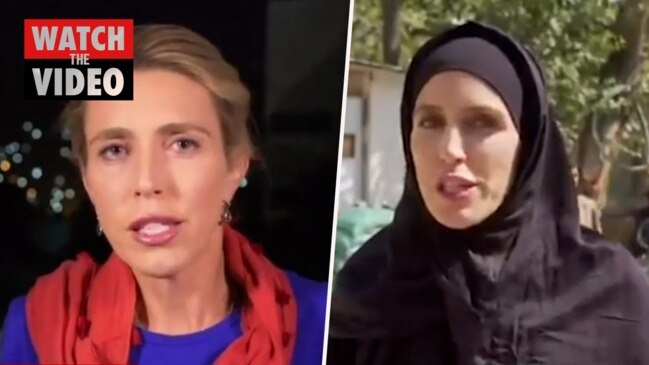 TV reporter's wardrobe change within 24 hours shows brutal life under Taliban